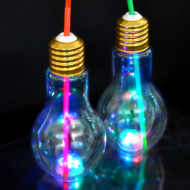 Gld 042btow ５０入 Led光る電球ボトル約500ml 電球ソーダ用ボトル 光る容器 ５０入