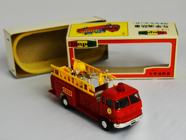 ヨネザワ ダイヤペット Diapet いすゞ 化学消防車 No.D-15/いすゞ 梯子